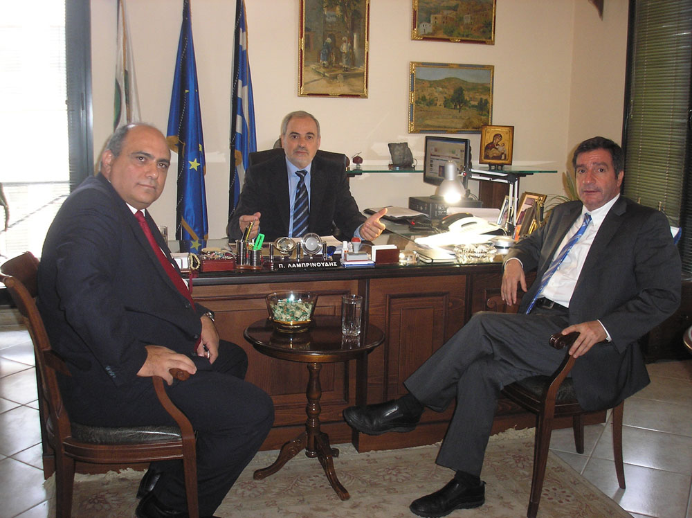 Συνάντηση Δημάρχου Χίου με το Δήμαρχο Αθηναίων κ. Καμίνη