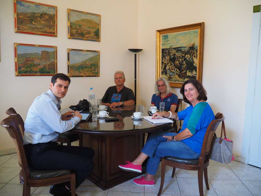 Συνάντηση Δημάρχου Χίου με αντιπροσωπία μελών της Ν.Ε. ΣΥΡΙΖΑ Χίου