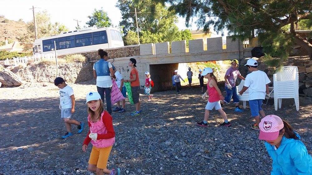 Καθαρισμός παραλίας Λήμνου Βολισσού